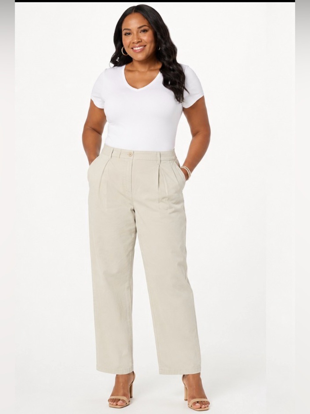 Classic Light Beige Trousers